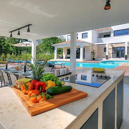 Vila Onyx For 12 People Near Porec With 65 Private Pool And Jacuzzi *