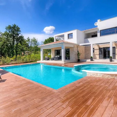 Vila Onyx For 12 People Near Porec With 65 Private Pool And Jacuzzi