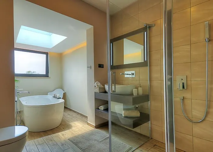 Onyx For 12 People Near Porec With 65 Private Pool And Jacuzzi Villa Visnjan