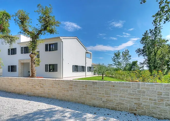 Villa Onyx For 12 People Near Porec With 65 Private Pool And Jacuzzi Visnjan